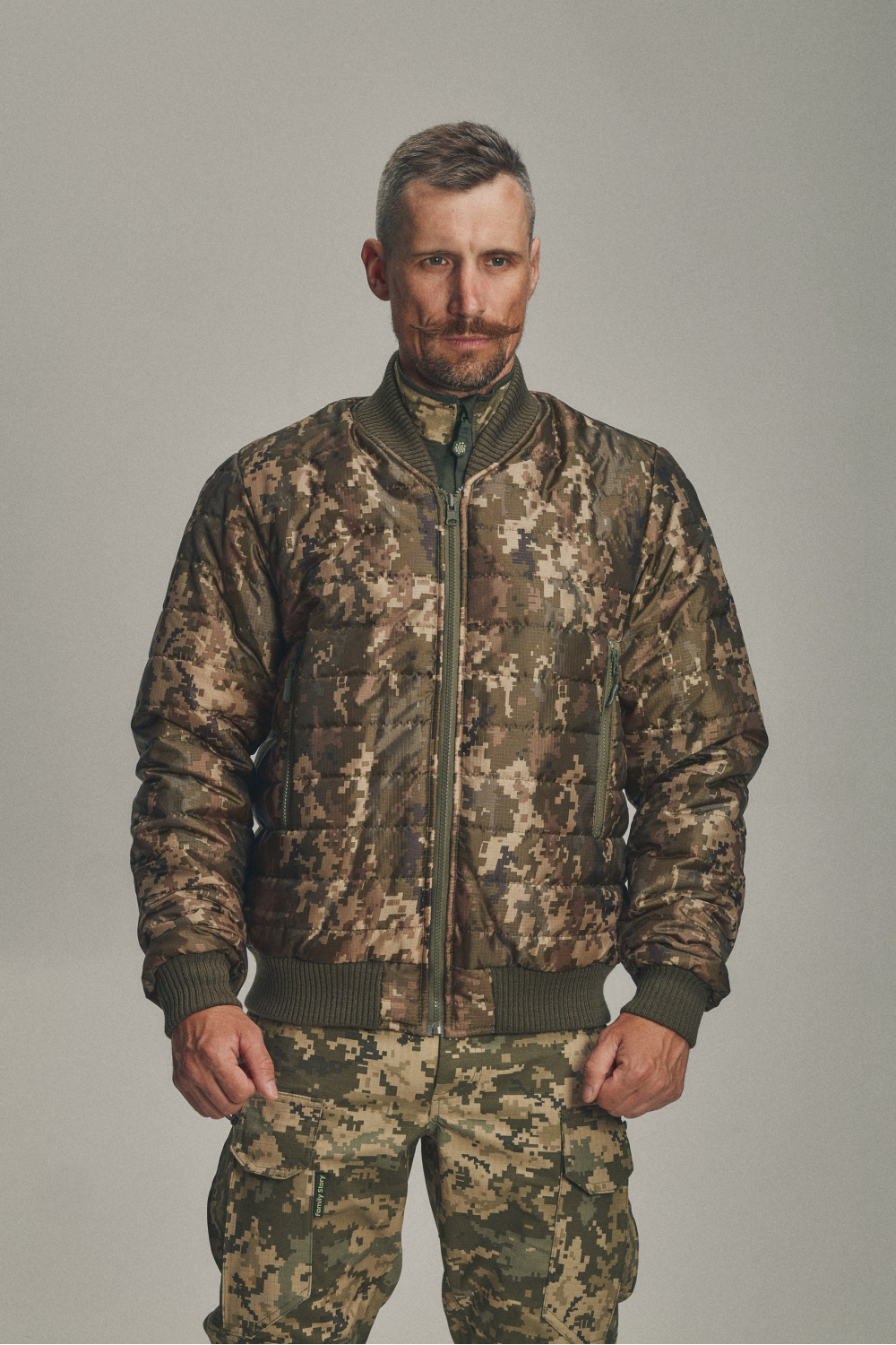 Зимова куртка Soft Shell 3 в 1 (UA) піксель