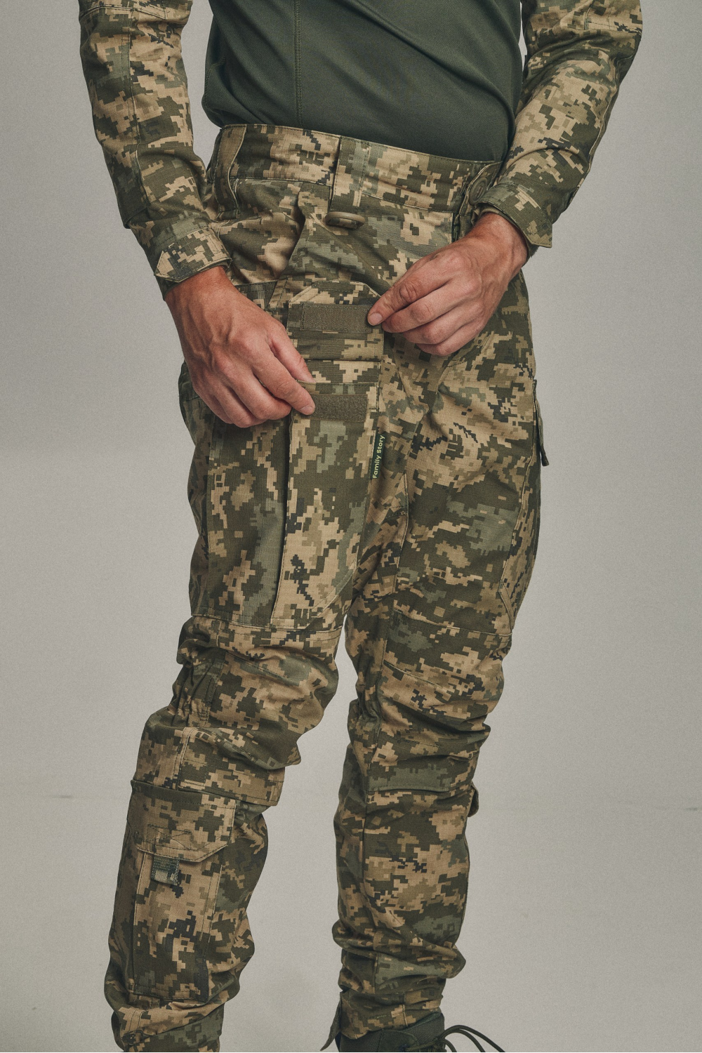 Тактичні штани UA ріп-стоп PL піксель