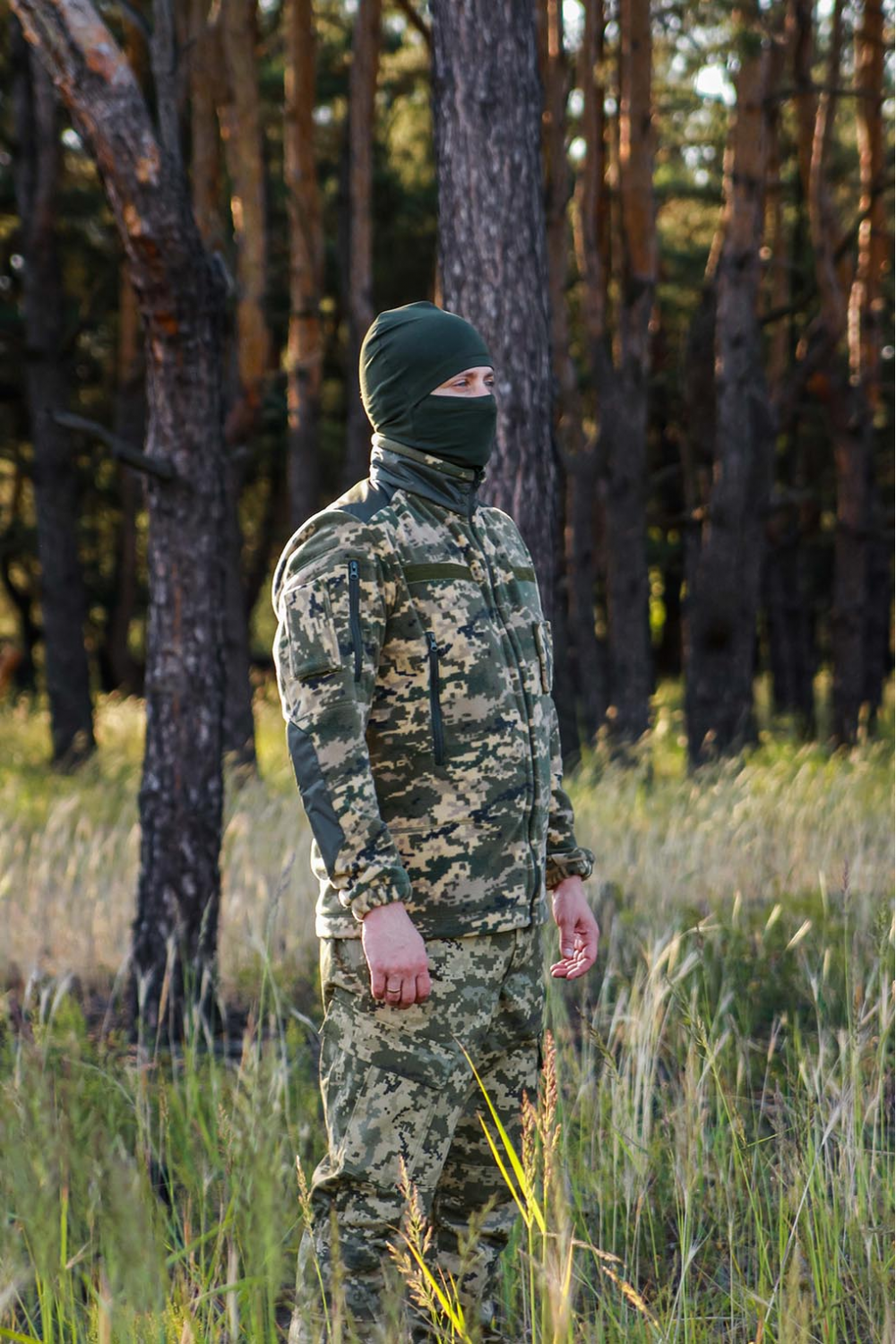 Флісова кофта піксель