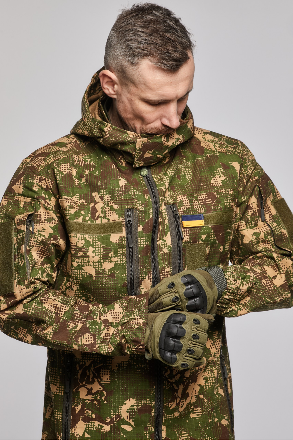 Тактична куртка без планки Ріп-стоп хижак