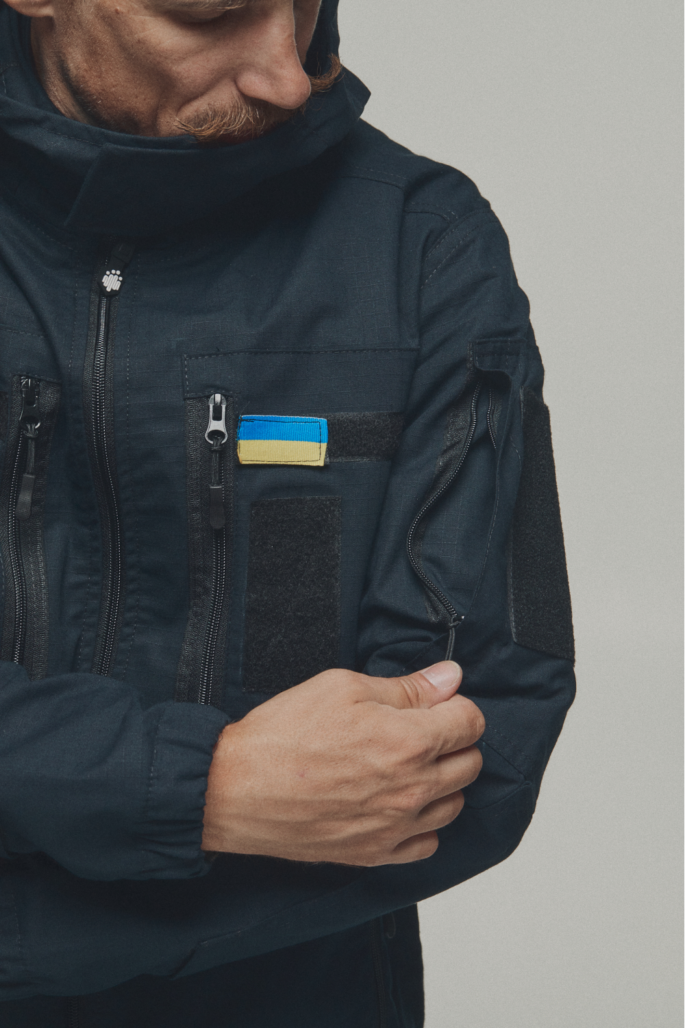 Тактична куртка без планки Ріп-стоп синій